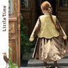 littletime女童套装2025秋冬新款儿童新中式国风马甲女宝两件套 商品缩略图1