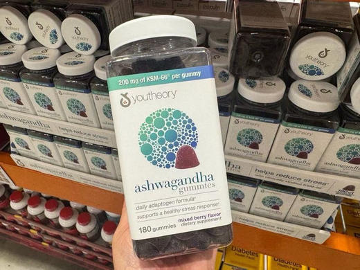 298元/瓶！💚【抗压神器｜Youtheory印度人参软糖】💚最近压力大、睡不踏实、总觉得精力不够？每天2颗👉轻松缓解焦虑，放松心情，恢复满满能量✨ 商品图0