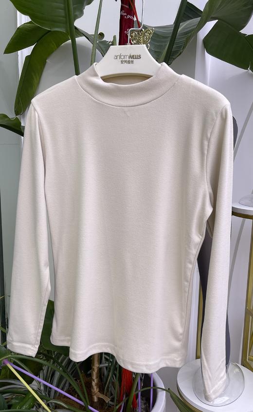 微粒羊绒立领保暖单衣高弹舒适透气百搭16685119 商品图5