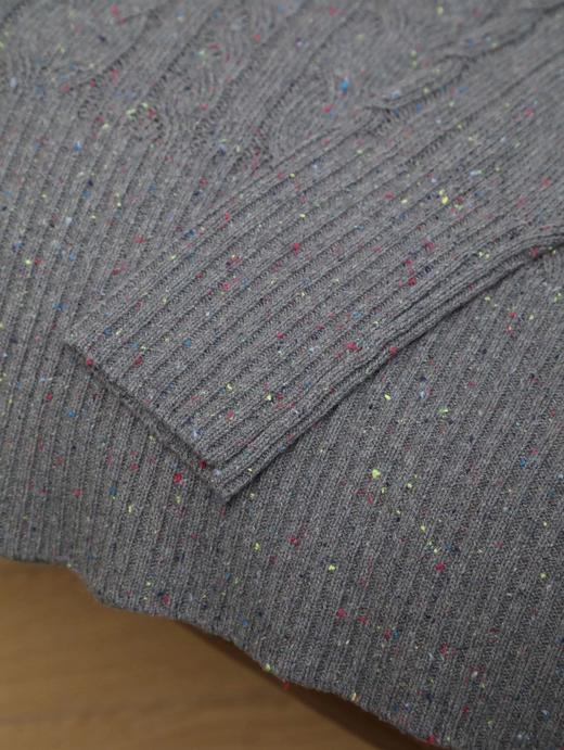 羊毛彩点复古翻领毛衣 C12TJ-99992 商品图10