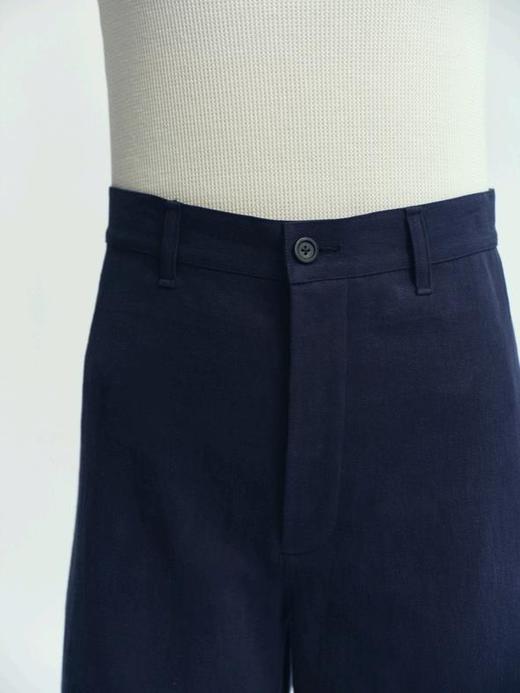 JAI 25AW /米黄色/鼠尾草绿/深蓝色make you longer棉麻长裤 商品图12