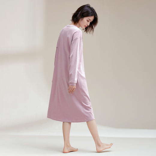 康妮雅女式长袖睡裙 商品图7