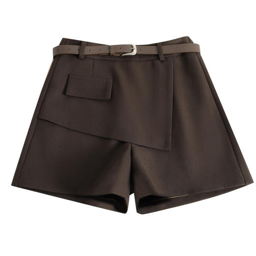 假两件西装短裤，不规则三分靴裤洋气减龄阔腿裤MYX-MND-95877-L 商品图4