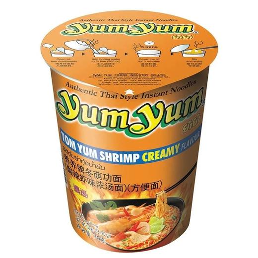 【超市】养养酸辣虾味浓汤杯面70g 商品图0