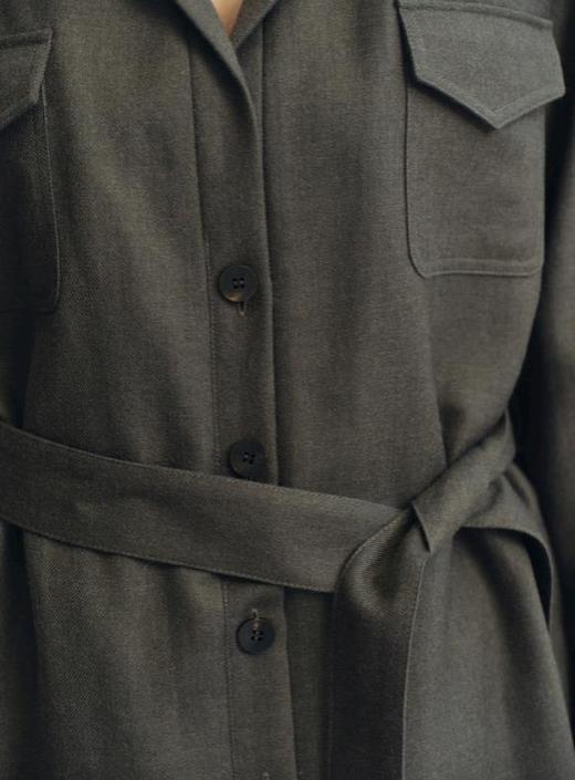 JAI 25AW 浅军绿羊毛羊绒狩猎夹克 商品图1