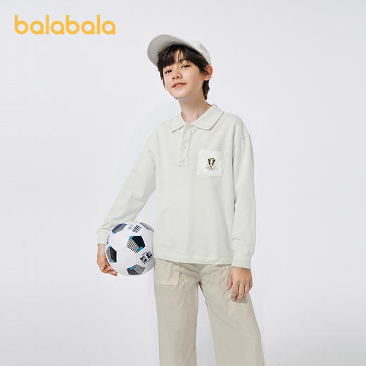 【商场同款】巴拉巴拉童装男童长袖t恤儿童2025新款秋POLO衫休闲 商品图0