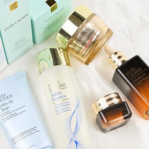 【跨境直邮】EsteeLauder/雅诗兰黛K衰老明星修护五件套（内含：净莹洁面乳150ml经典原生液200ml小棕瓶100ml清爽智妍乳霜75ml抗蓝光眼霜15ml） 商品图4