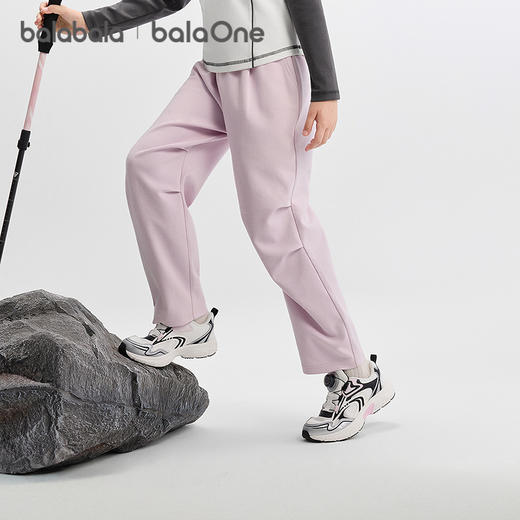巴拉巴拉balaOne童装女童长裤儿童裤子2025新款秋吸湿排汗伞兵裤 商品图0