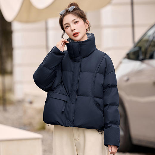 HR SNX3206新中式国风棉衣外套复古风休闲棉衣 商品图1