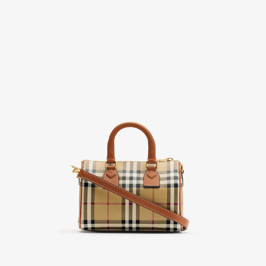 BURBERRY 巴宝莉 女士迷你格纹保龄球包 格子 8109791 A9534 商品图2