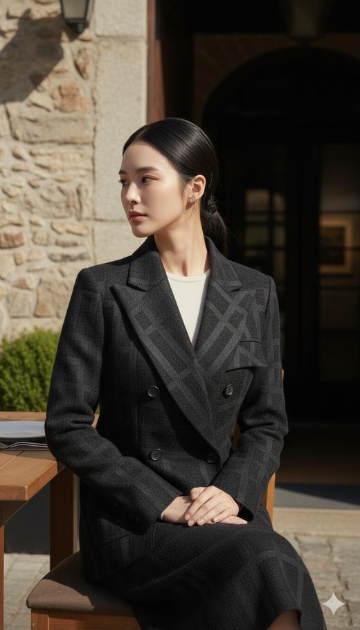 前中加折中长气质半裙 商品图4