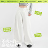 「棉的美学」纯棉肌理白色牛仔裤女秋季新款休闲百搭显瘦窄版直筒裤 商品缩略图3