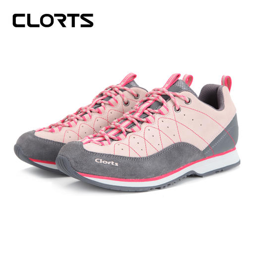 CLORTS洛弛红 牛皮轻便透气 户外休闲鞋 城市休闲鞋 3E007 商品图4