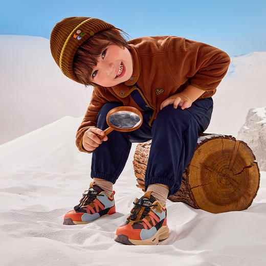 B.Duck小黄鸭童鞋冬季加绒保暖户外鞋26-35码 B5686833 商品图1