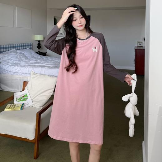 康妮雅女式长袖睡裙 53W62L002 商品图4