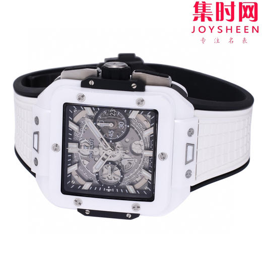 BBF白陶瓷方形计时男士腕表 商品图5