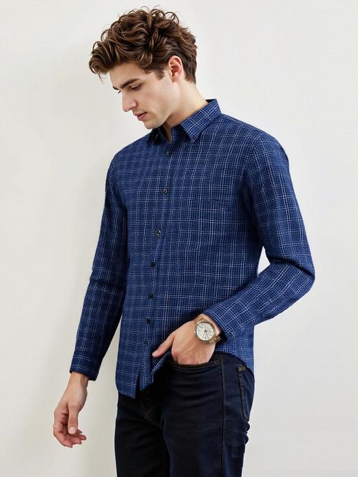 佐丹奴男装25年商场同款易打理抗起皱牛津纺衬衫01045009 商品图0