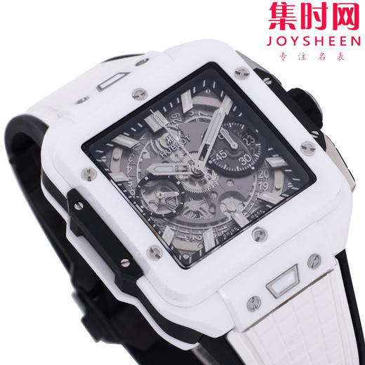 BBF白陶瓷方形计时男士腕表 商品图4