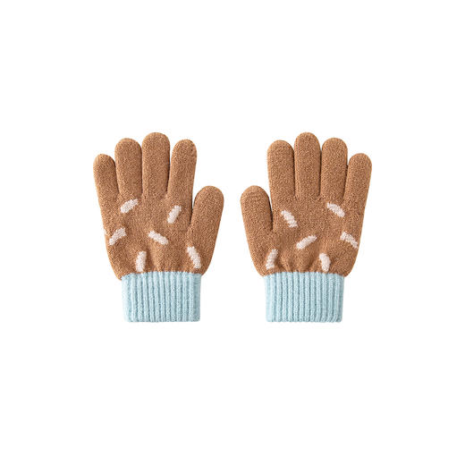 迷你巴拉儿童手套男女童宝宝柔软舒弹五指手套保暖秋冬新款 商品图4