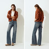 森柔|森马牛仔裤女冬季保暖加绒弹力长裤2025新款港风时尚喇叭裤 商品缩略图4