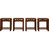清	红木钱币纹四面平方凳成套（一套四只） 商品缩略图5