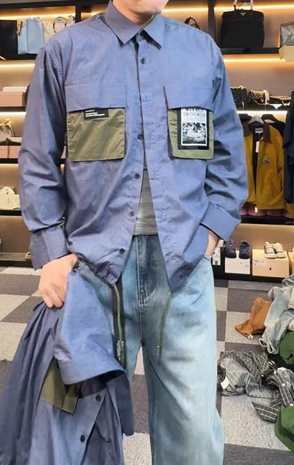 设计款休闲衬衫 商品图2