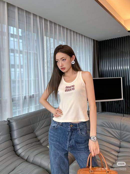 缪家螺纹弹力背心 商品图4