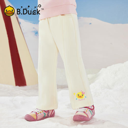 【加绒】B.Duck小黄鸭童装冬季保暖针织长裤90-130码 FF5673070 商品图0