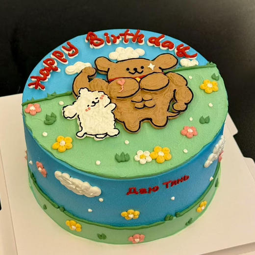 肌肉小狗（手绘提前2天预定）排单下午时间 商品图0