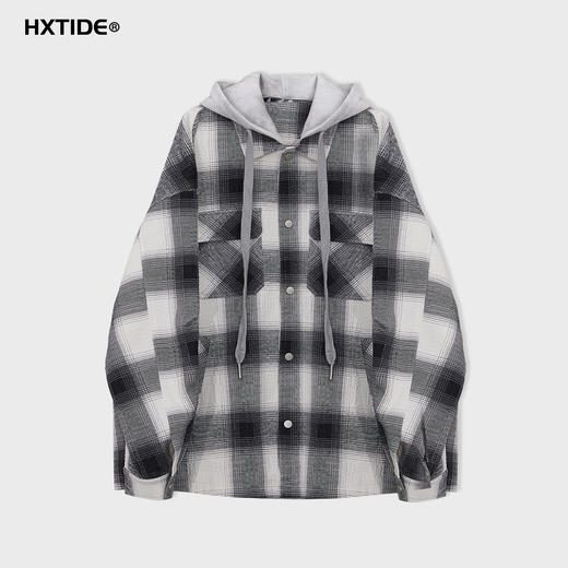 【新品上新】HX 秋季带帽茄克衫外套C105530058101 商品图0