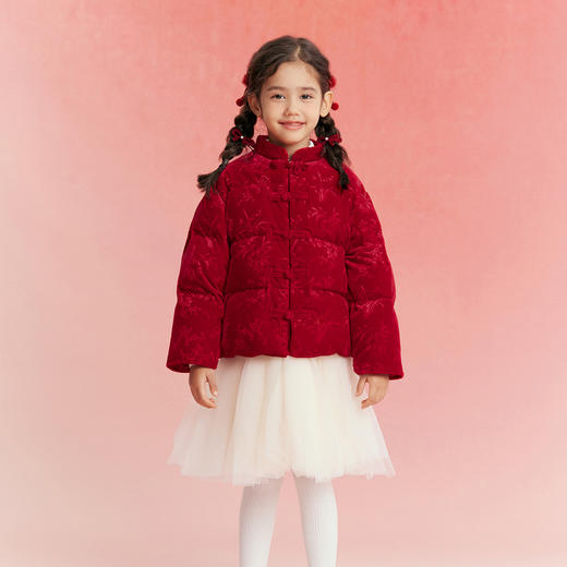 笛莎Deesha观山见女童羽绒服2025冬女童羽绒服 商品图2