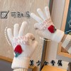 【可触屏手套玩手机不怕冷❗️面料加厚骑车冷风难进】2025冬季保暖女手套骑行加厚针织毛绒防寒学生秋冬新款五指可触屏。hb 商品缩略图0