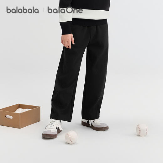 巴拉巴拉balaOne童装男童长裤儿童裤子2025新款秋卫裤宽松镰刀裤 商品图2