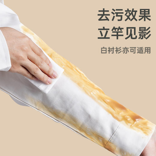 【秒杀7.9抢❗️20片🔥衣物去污湿巾】一次性羽绒服湿巾，20片独立小包装，便携装有效去污免洗湿巾L 商品图2