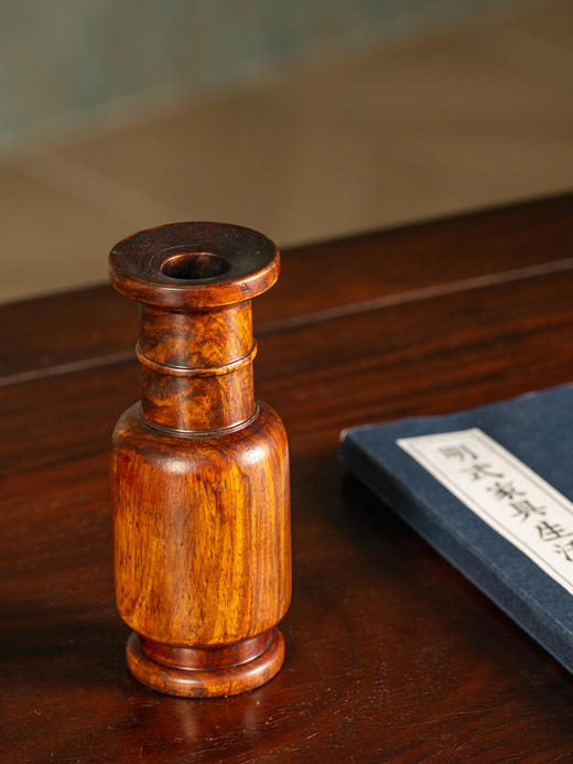 清	黄花梨赏瓶花插 商品图2