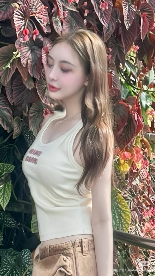 缪家螺纹弹力背心 商品图6