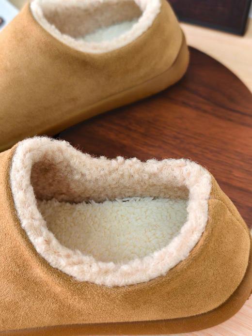 网红小土豆~！ins勃肯毛毛鞋 懒人一脚蹬~ 商品图12