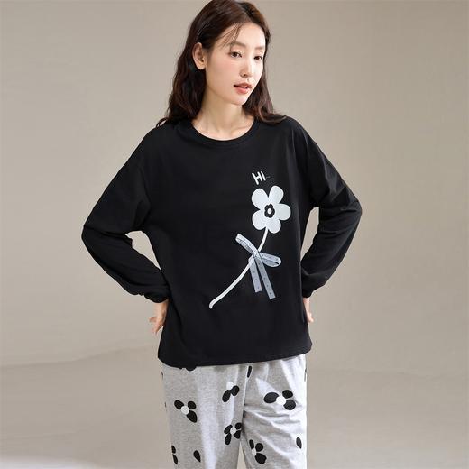 康妮雅女式长袖长裤套头套装 53W62T008 商品图4