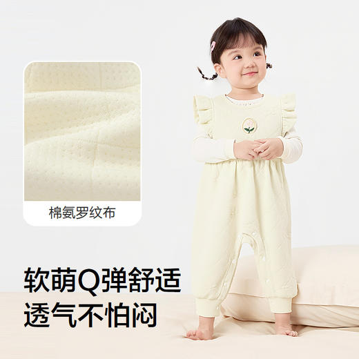 巴拉巴拉balaOne婴儿连体衣宝宝爬服两件套2025新款秋装时尚洋气 商品图3