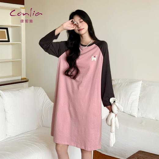 康妮雅女式长袖睡裙 53W62L002 商品图7