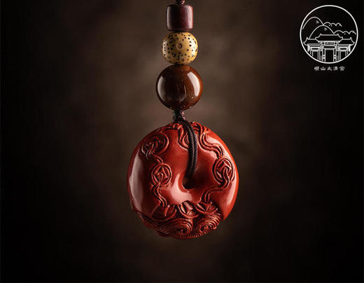 朱砂平安扣挂件 商品图0