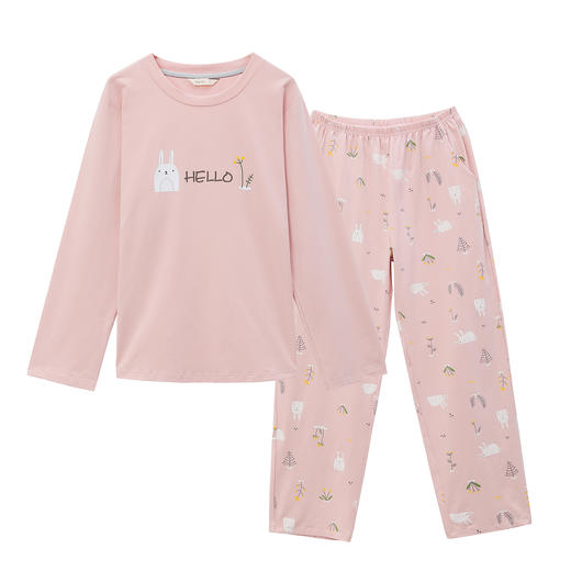 康妮雅女式长袖长裤套头套装 商品图6