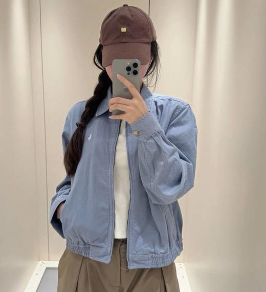 双11福利款    rl反差感baby蓝夹克  老干部夹克  复古永不过时 可休闲可正式 商品图0