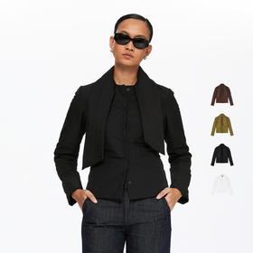 oneup围巾绑带轻薄棉服