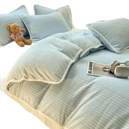 【珊瑚绒加厚牛奶绒四件套】单被套毛绒法兰绒双面绒面床上用品秋冬天 商品图4