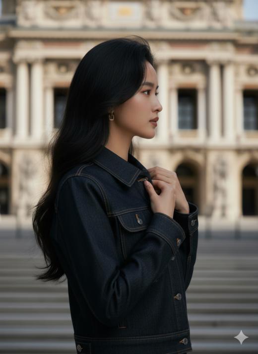 小圆包明线单层精致工艺机车夹克 商品图1