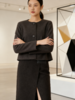 插肩袖简约圆领短款外套 商品缩略图0