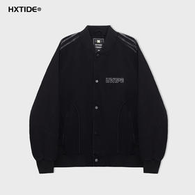 【新品上新】HX 春秋季水洗棒球领牛仔茄克衫外套年轻时尚S105533343101