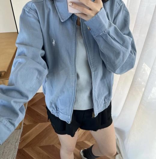 双11福利款    rl反差感baby蓝夹克  老干部夹克  复古永不过时 可休闲可正式 商品图1
