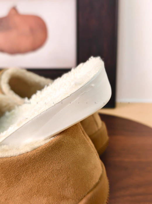 网红小土豆~！ins勃肯毛毛鞋 懒人一脚蹬~ 商品图10